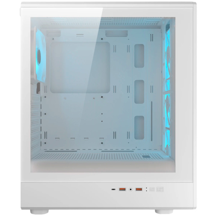 Кутия за компютър Cougar AIRFACE PURE PRO, Mid Tower, White - CGR-2GA5W-P