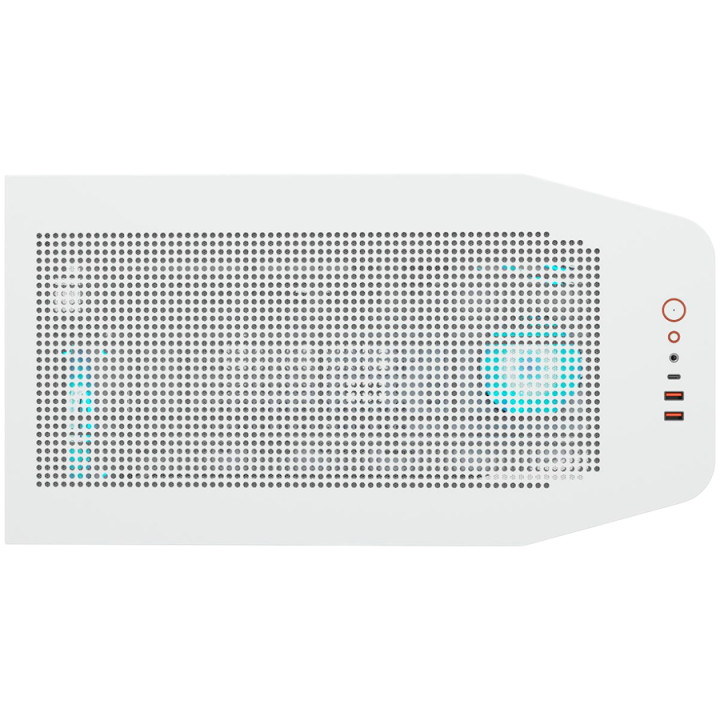 Кутия за компютър Cougar FV270 RGB, Mid tower, White - CGR-58M6W-RGB