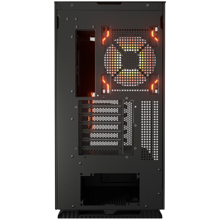 Кутия за компютър Cougar FV270 RGB Black, Mid tower, Tempered, Curved Glass Perimeter, Quick Detachable Air Filters, Up to 9 Fans (3x140mm   1x120mm RGB Preinstalled), Black - CGR-58M6B-RGB