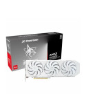 Видео карта Powercolor AMD Radeon Hellhound RX 9060XT Spectral White 16GB GDDR6 - RX9060XT 16G-L/OC/WHITE