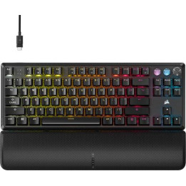 Геймърскa механична клавиатура Corsair K70 PRO TKL RGB, MGX Hyperdrive магнитни суичове - CH-911911G-NA
