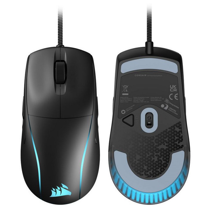 Геймърска мишка Corsair M75 Black Lightweight RGB - CH-930D010-EU