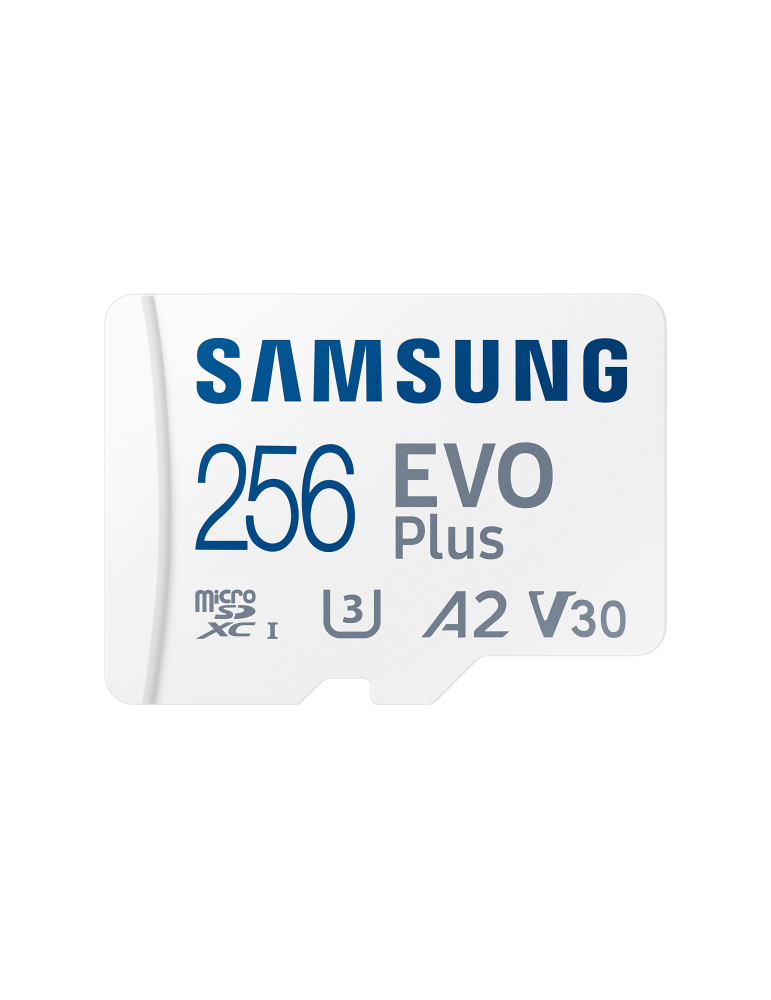SD карта Samsung 256GB EVO Plus, microSDXC, UHS-I, Адаптер - MB-MC256SA/EU