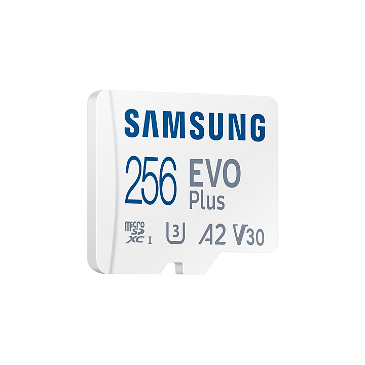 SD карта Samsung 256GB EVO Plus, microSDXC, UHS-I, Адаптер - MB-MC256SA/EU