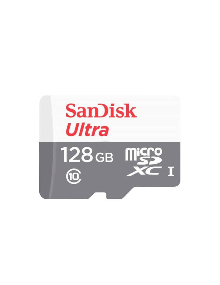 SD карта SANDISK 128GB Ultra microSDXC UHS-I, Class 10, 100Mb/s - SDSQUNR-128G-GN3MN