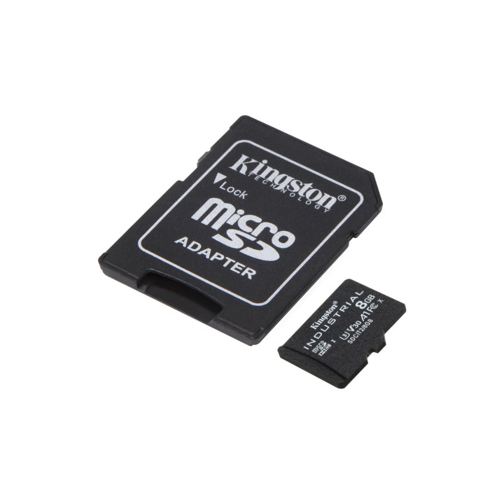 SD карта Kingston 8GB Industrial microSDHC/SDXC A1, Class 10 - SDCIT2/8GB