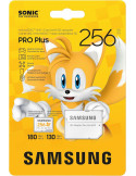 SD карта Samsung 256GB SONIC PRO PLUS, microSDXC, UHS-I, Адаптер - MB-MD256SA/LC1