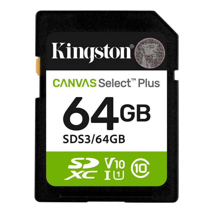 SD карта Kingston 64GB Canvas Select Plus SD 64GB - SDS3/64GB