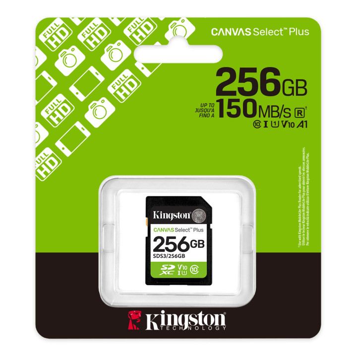SD карта Kingston 512GB Canvas Select Plus SD 512GB - SDS3/512GB