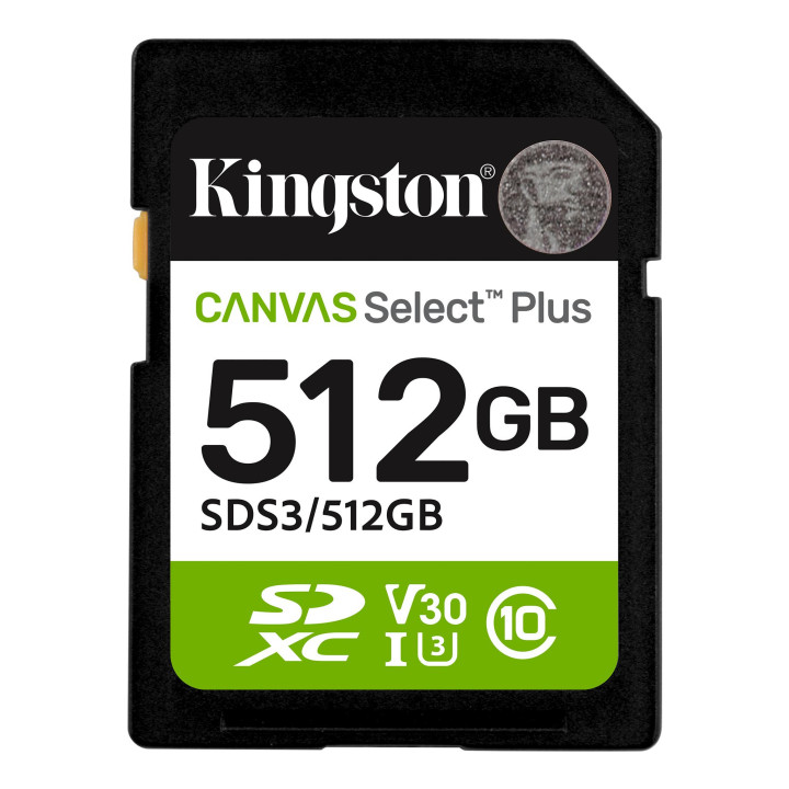 SD карта Kingston 512GB Canvas Select Plus SD 512GB - SDS3/512GB