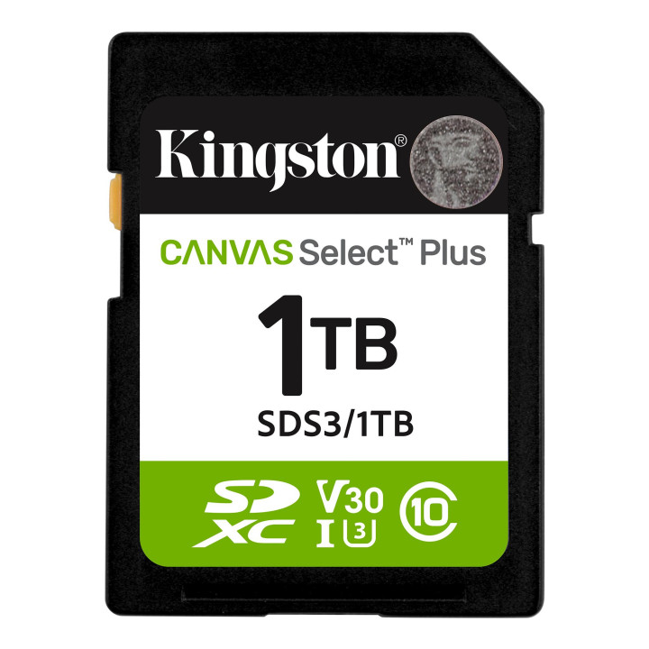 SD карта Kingston 1TB Canvas Select Plus SD 1TB - SDS3/1TB