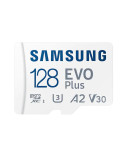 SD карта Samsung 128GB EVO Plus, microSDXC, UHS-I, Адаптер - SAM-SDM-MC128SA