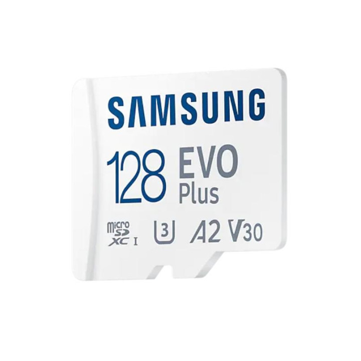 SD карта Samsung 128GB EVO Plus, microSDXC, UHS-I, Адаптер - SAM-SDM-MC128SA