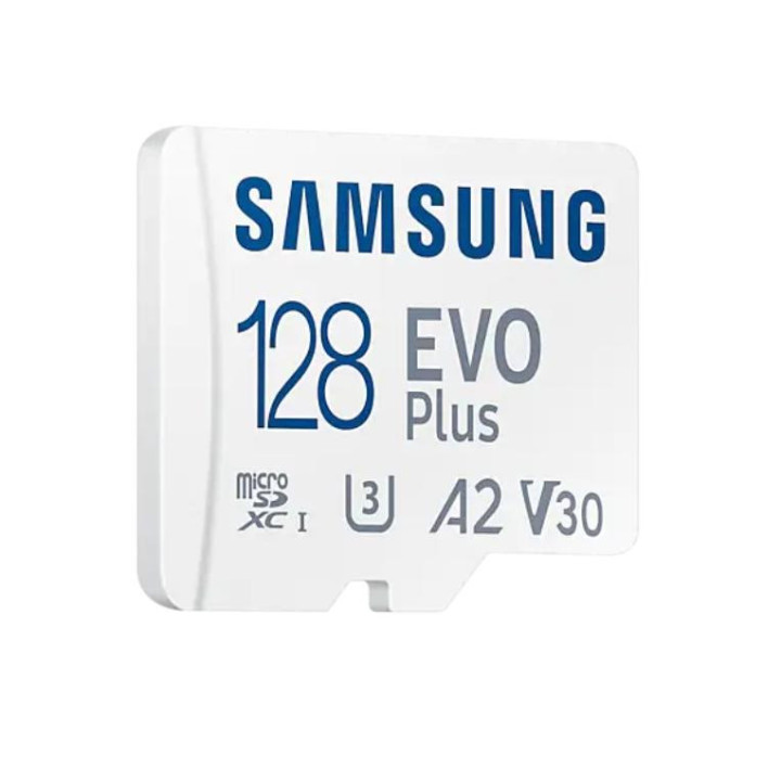 SD карта Samsung 128GB EVO Plus, microSDXC, UHS-I, Адаптер - SAM-SDM-MC128SA