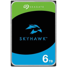 Твърд диск Seagate SkyHawk 6TB, 256MB Cache, SATA 6.0Gb/s - ST6000VX009
