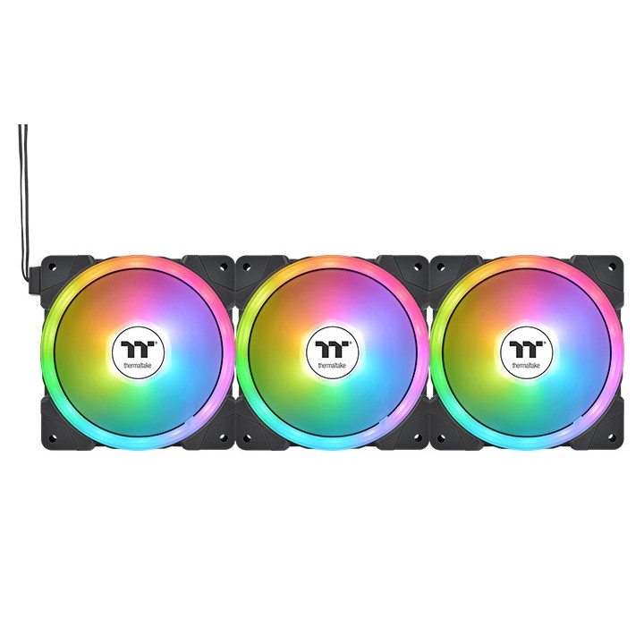 Комплект вентилатори Thermaltake SWAFAN EX14 ARGB PC Cooling Fan TT Premium Edition 3 Fan Pack - CL-F168-PL14SW-A