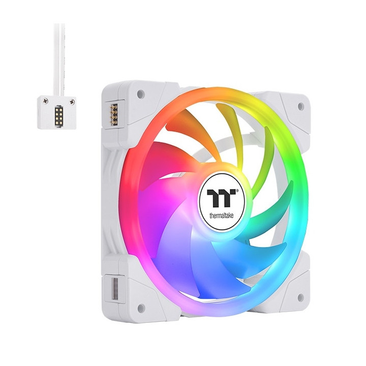 Комплект вентилатори Thermaltake SWAFAN EX14 ARGB PC Cooling Fan TT Premium Edition 3 Fan Pack White - CL-F170-PL14SW-A