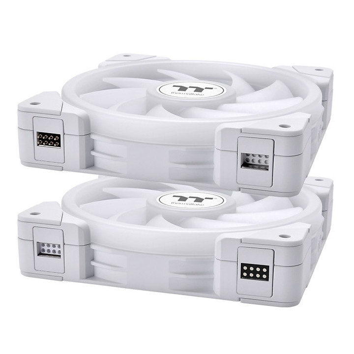 Комплект вентилатори Thermaltake SWAFAN EX14 ARGB PC Cooling Fan TT Premium Edition 3 Fan Pack White - CL-F170-PL14SW-A