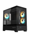 Кутия за компютър Gigabyte C201 PANORAMIC с 3бр ARGB вентилатори - GB-C201P