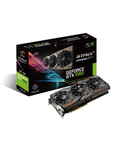 Видео карта Asus ROG Strix GeForce GTX 1060 6GB OC GDDR5