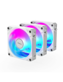 Комплект вентилатори Gigabyte AORUS EZ CHAIN 120 ICE 3-Pack ARGB - GP-ECFAN1203 ICE