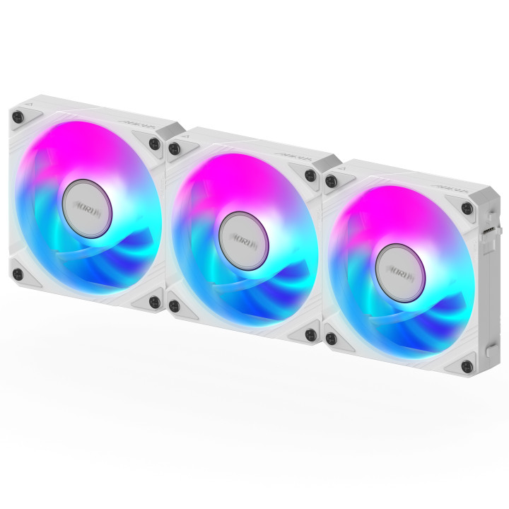 Комплект вентилатори Gigabyte AORUS EZ CHAIN 120 ICE 3-Pack ARGB - GP-ECFAN1203 ICE
