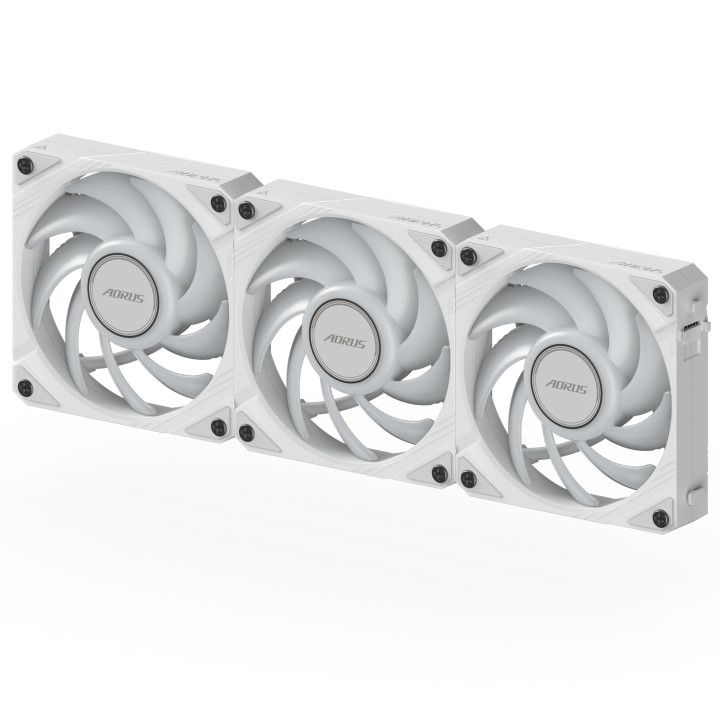 Комплект вентилатори Gigabyte AORUS EZ CHAIN 120 ICE 3-Pack ARGB - GP-ECFAN1203 ICE