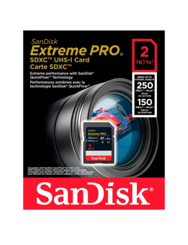 SD карта SANDISK 2TB Extreme PRO SDHC - SDSDXXD-2TB-GN4IN