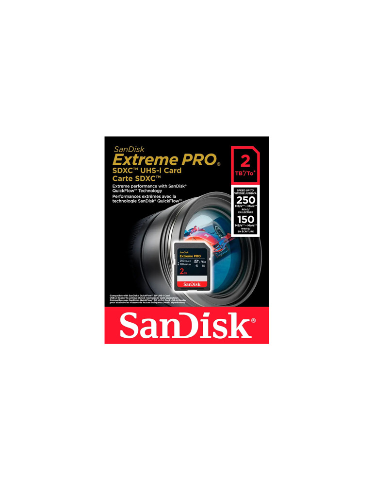SD карта SANDISK 2TB Extreme PRO SDHC - SDSDXXD-2TB-GN4IN