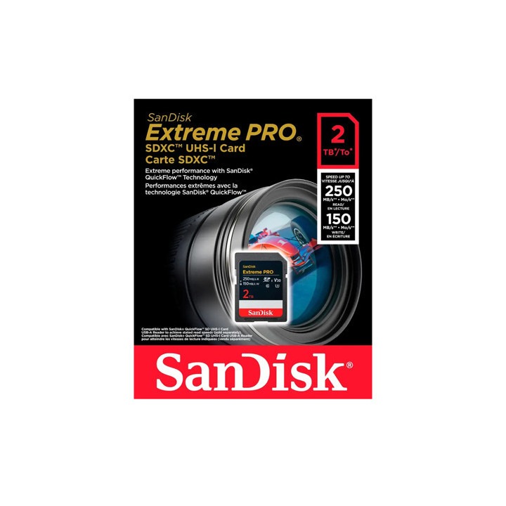 SD карта SANDISK 2TB Extreme PRO SDHC - SDSDXXD-2TB-GN4IN