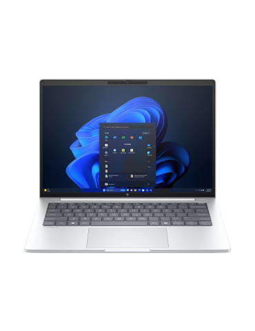 Лаптоп HP EliteBook 8 G1i AI, Intel Core Ultra 7 255U, 14" WUXGA 300nits, 32GB RAM, 1TB SSD, WiFi 7, Glacier Silver, Win 11 Pro - AD4A1ET