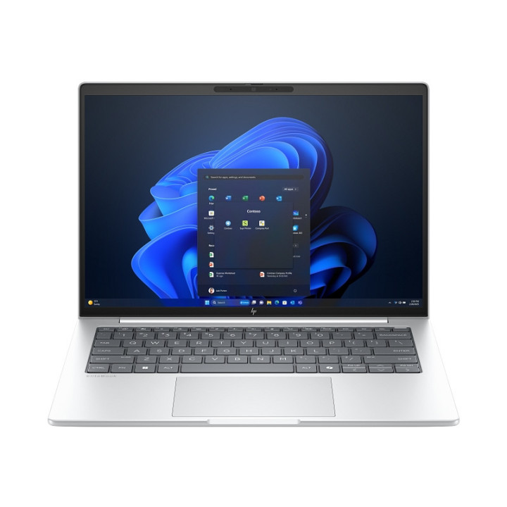 Лаптоп HP EliteBook 8 G1i AI, Intel Core Ultra 7 255U, 14" WUXGA 300nits, 32GB RAM, 1TB SSD, WiFi 7, Glacier Silver, Win 11 Pro - AD4A1ET