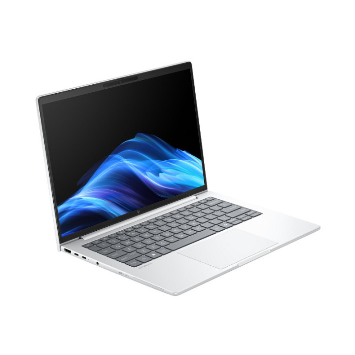 Лаптоп HP EliteBook 8 G1i AI, Intel Core Ultra 7 255U, 14" WUXGA 300nits, 32GB RAM, 1TB SSD, WiFi 7, Glacier Silver, Win 11 Pro - AD4A1ET