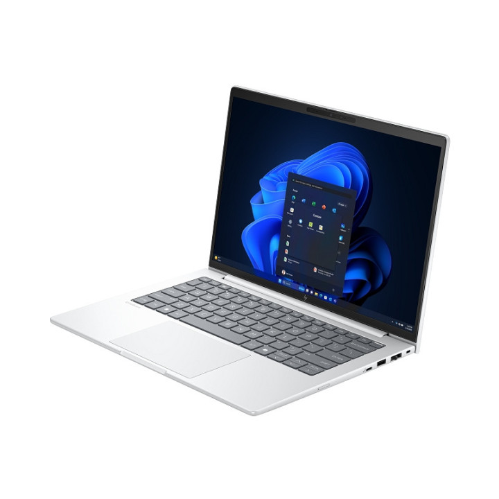 Лаптоп HP EliteBook 8 G1i AI, Intel Core Ultra 7 255U, 14" WUXGA 300nits, 32GB RAM, 1TB SSD, WiFi 7, Glacier Silver, Win 11 Pro - AD4A1ET
