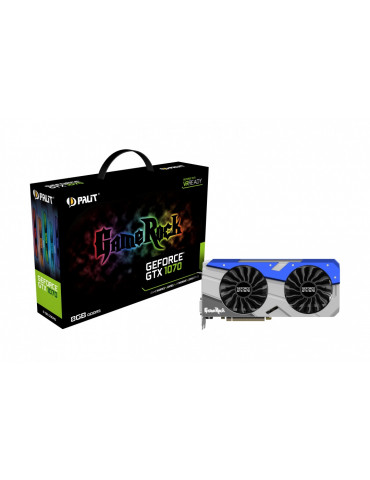Видео карта Palit Nvidia GeForce GTX 1070 GameRock 8GB GDDR5