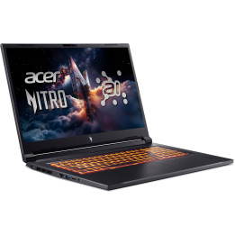 Лаптоп Acer Nitro V17 ANV17-61, AMD Ryzen AI 5 340, 17.3" FHD, 16GB RAM, 512GB SSD, NVIDIA RTX 4050 - NH.QWKEX.00A