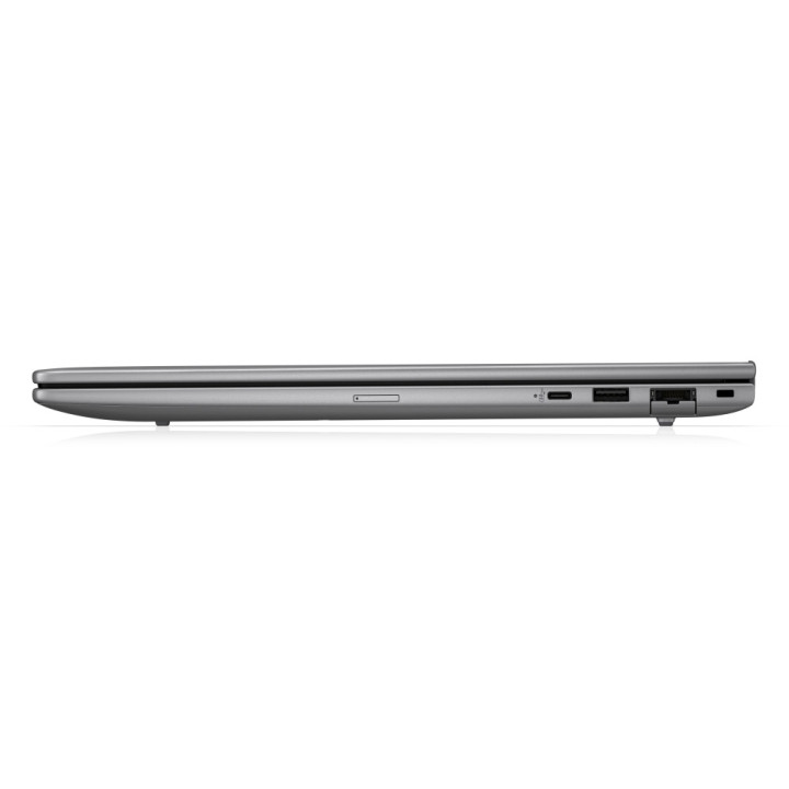 Лаптоп HP ZBook 8 G1i AI, Intel Core Ultra 7 265H, 16" WQUXGA 120Hz 500nits, 64GB RAM, 2TB SSD, NVIDIA RTX 500 Ada 4GB, Pike Silver, Win 11 Pro - A3ZU1ET
