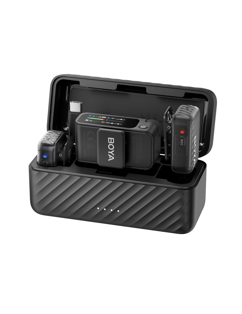 Безжична система микрофони All-in-One BOYA BOYAMIC 2 - BOYAMIC 2-02