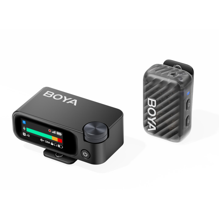 Безжична система микрофони All-in-One BOYA BOYAMIC 2 - BOYAMIC 2-02