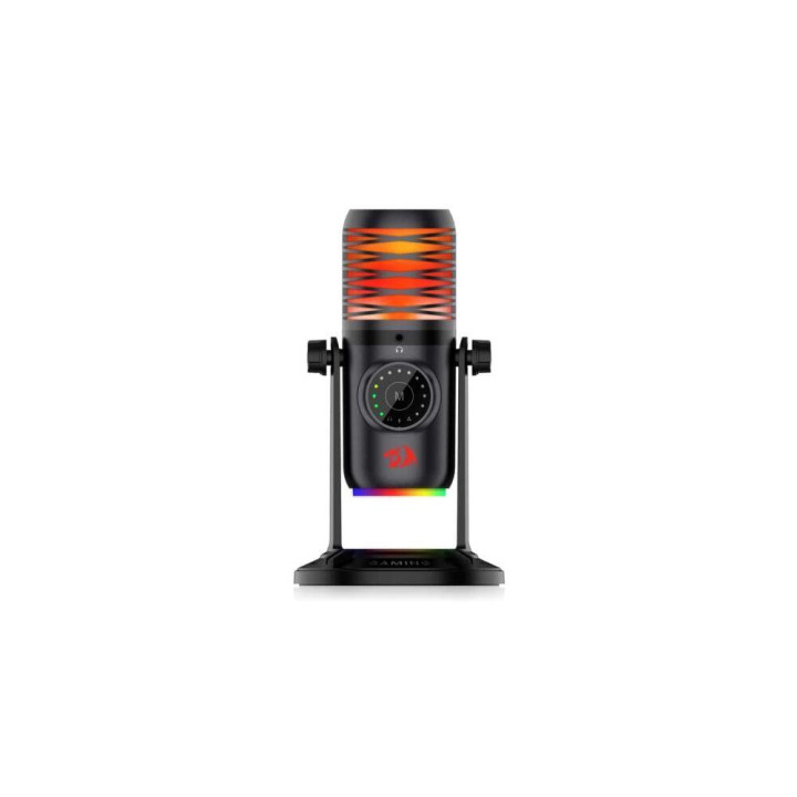 Геймърски кондензаторен микрофон Redragon Stellaris GM306 – RGB USB със стойка и многофункционални режими