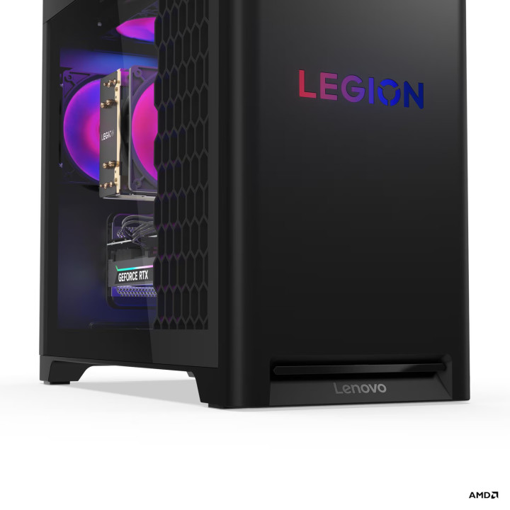 Геймърски компютър Lenovo Legion Tower 5, AMD Ryzen 9 7950X3D, NVIDIA GeForce RTX 5070 12GB GDDR7, RAM 32GB(2x16GB) DDR5 5600MHz, SSD 1TB M.2 2280 PCIe 4.0x4 NVMe, Wi-Fi 7