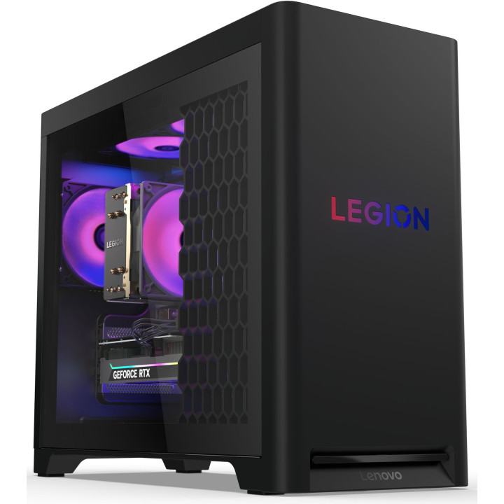 Геймърски компютър Lenovo Legion Tower 5, AMD Ryzen 9 7950X3D, NVIDIA GeForce RTX 5070 12GB GDDR7, RAM 32GB(2x16GB) DDR5 5600MHz, SSD 1TB M.2 2280 PCIe 4.0x4 NVMe, Wi-Fi 7