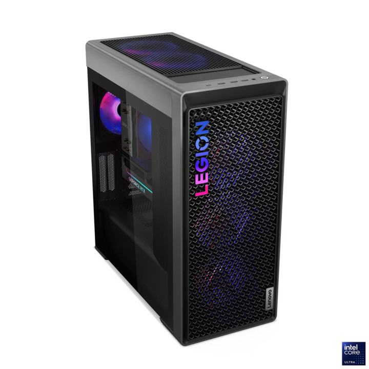 Геймърски компютър Lenovo Legion Tower 7, AMD Ryzen 9 9950X3D, 64GB RAM, 2TB SSD, NVIDIA GeForce RTX 5080 16GB GDDR7, Thunderbolt 4, Wi-Fi 7 - 90Y60057RM