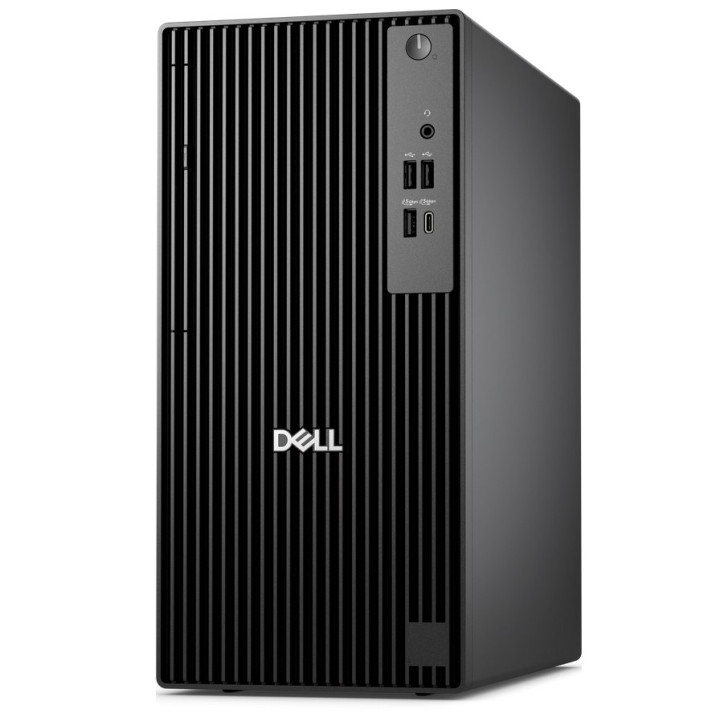 Компютър Dell Pro Tower QCT1255, AMD Ryzen 5 8600G, 16GB RAM, 512GB SSD, Integrated Graphics, DVD /-RW, Win 11 Pro - BTO509_QCT1255_EMEA