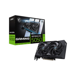 Видео карта MSI GeForce RTX 5050 8GB GAMING OC DLSS 4, 8GB GDDR6, 128 bit - 912-V538-001