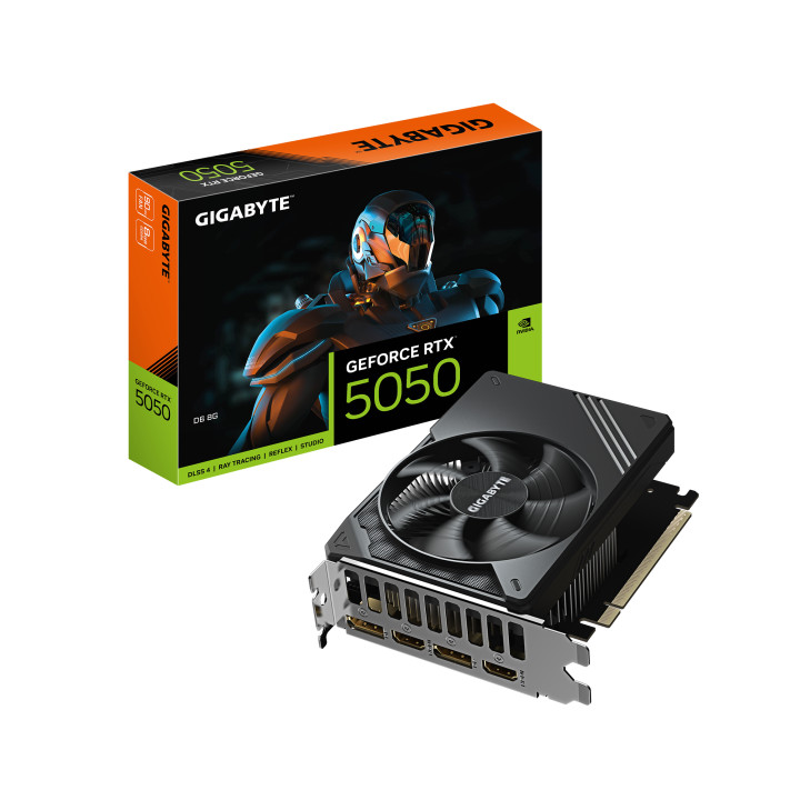 Видео карта Gigabyte RTX 5050 8GB GDDR6, 128bit - GV-N5050D6-8GD