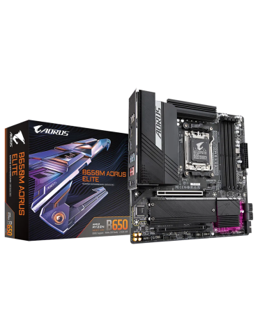 Дънна платка Gigabyte B650M AORUS ELITE, AM5