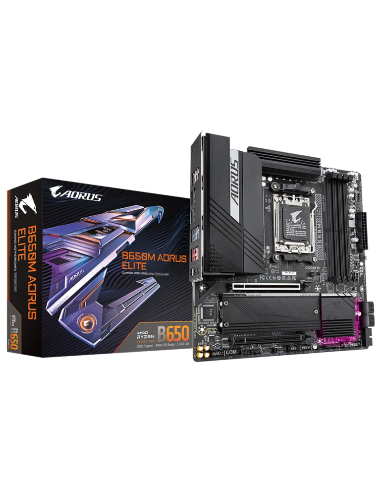 Дънна платка Gigabyte B650M AORUS ELITE, AM5