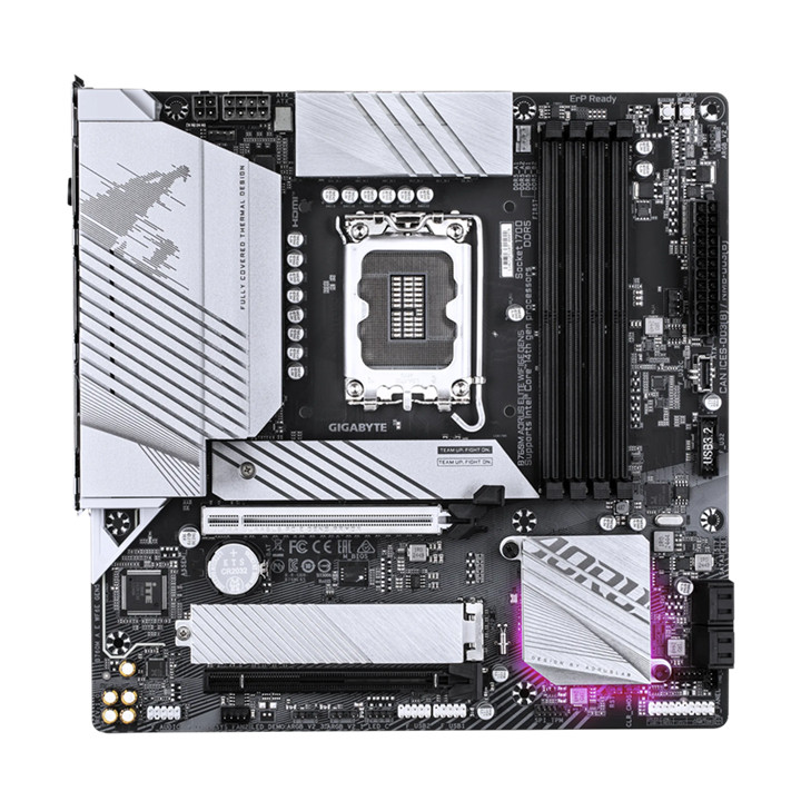 Дънна платка Gigabyte B760M AORUS ELITE WF6E GEN5, LGA1700 - B760M A E WF6E GEN5