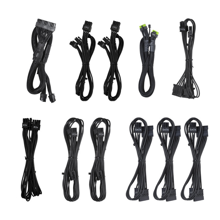 Модулно захранване AsRock Phantom Gaming 1000W 80  Gold, PCIe 5.1 - PG-1000G